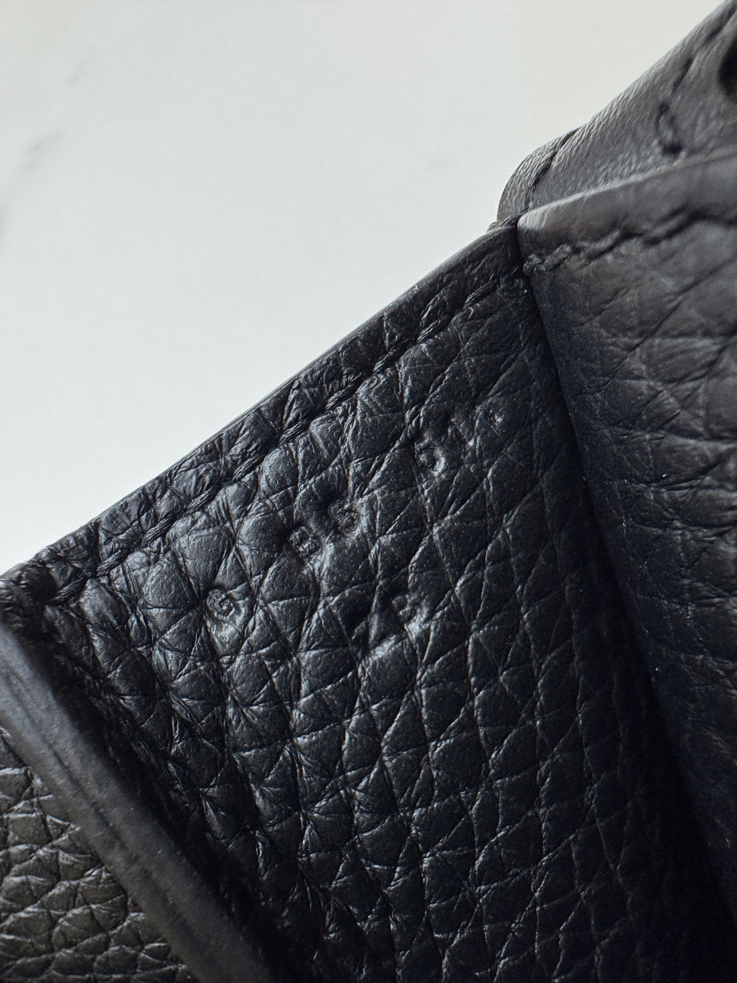 HERMES Halzan 25 黑金 Noir TC GHW
