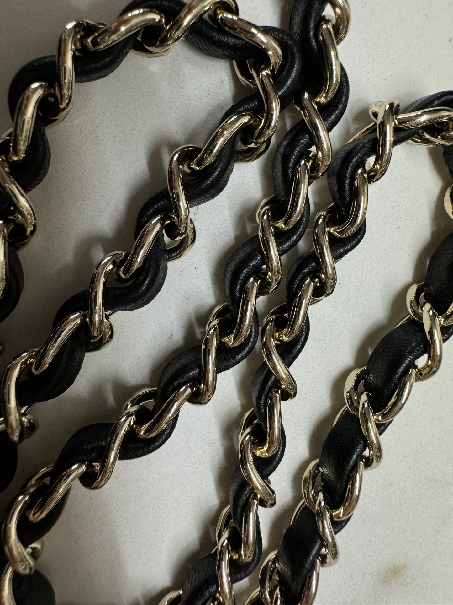 CHANEL CF20 羊皮 黑色淡金扣