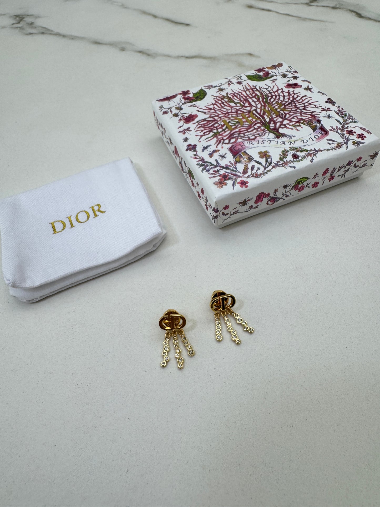 DIOR 流蘇耳環