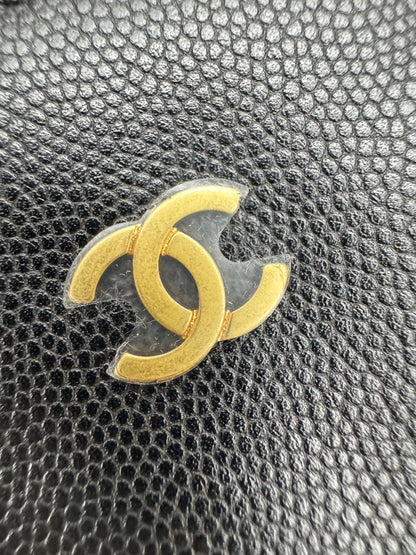 CHANEL 25Bag Medium 黑色荔枝皮