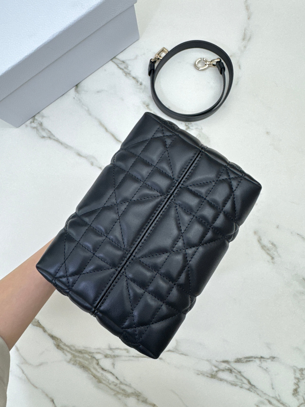DIOR Toujours Vertical Small Black