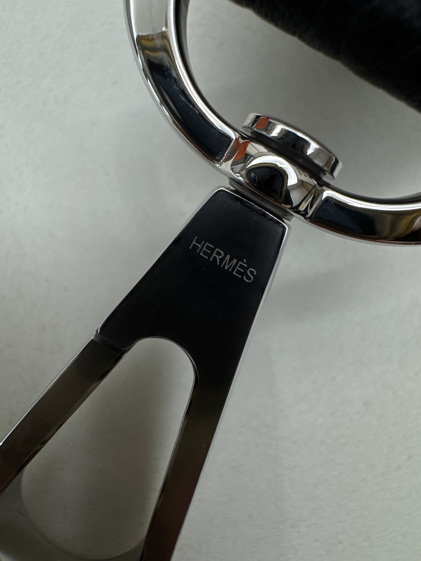 HERMES Evelyne23 黑銀 TC