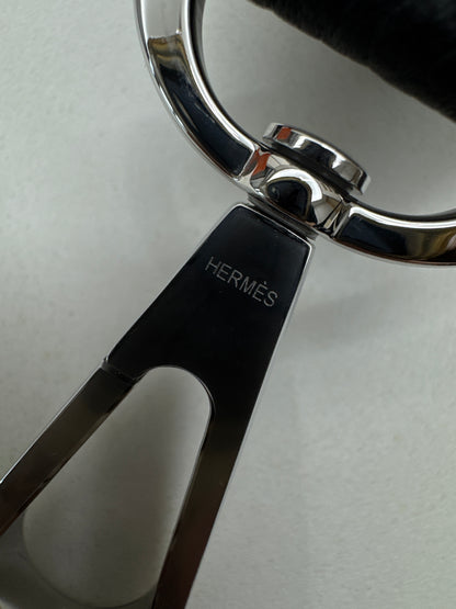 HERMES Evelyne23 黑銀 TC