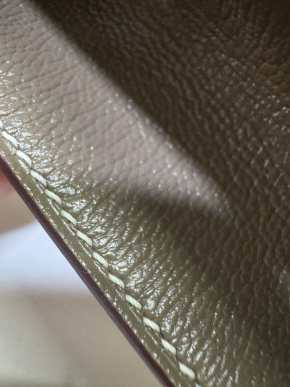 HERMES Mini Constance 大象灰山羊皮 金扣 Etoupe GHW