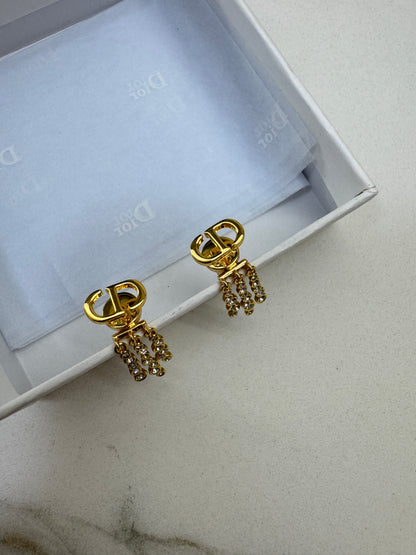 DIOR 流蘇耳環