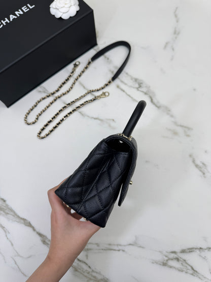 CHANEL Mini Coco Handle 黑色