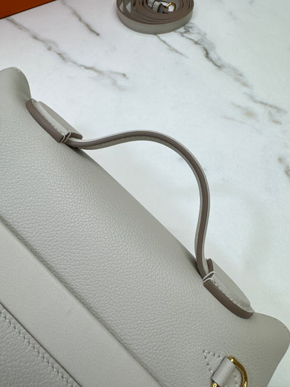 HERMES Mini 2424 冰川白金扣 Evercolor