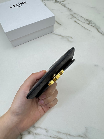 CELINE Triomphe 老花帆布 Cardholder