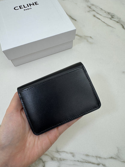 CELINE 凱旋門卡包 Box皮