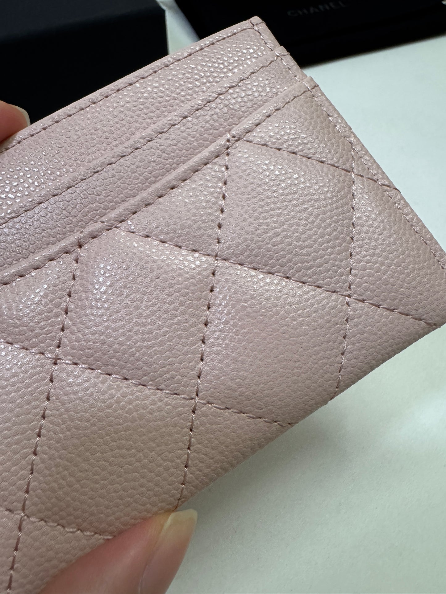 CHANEL 21C 裸粉色卡包