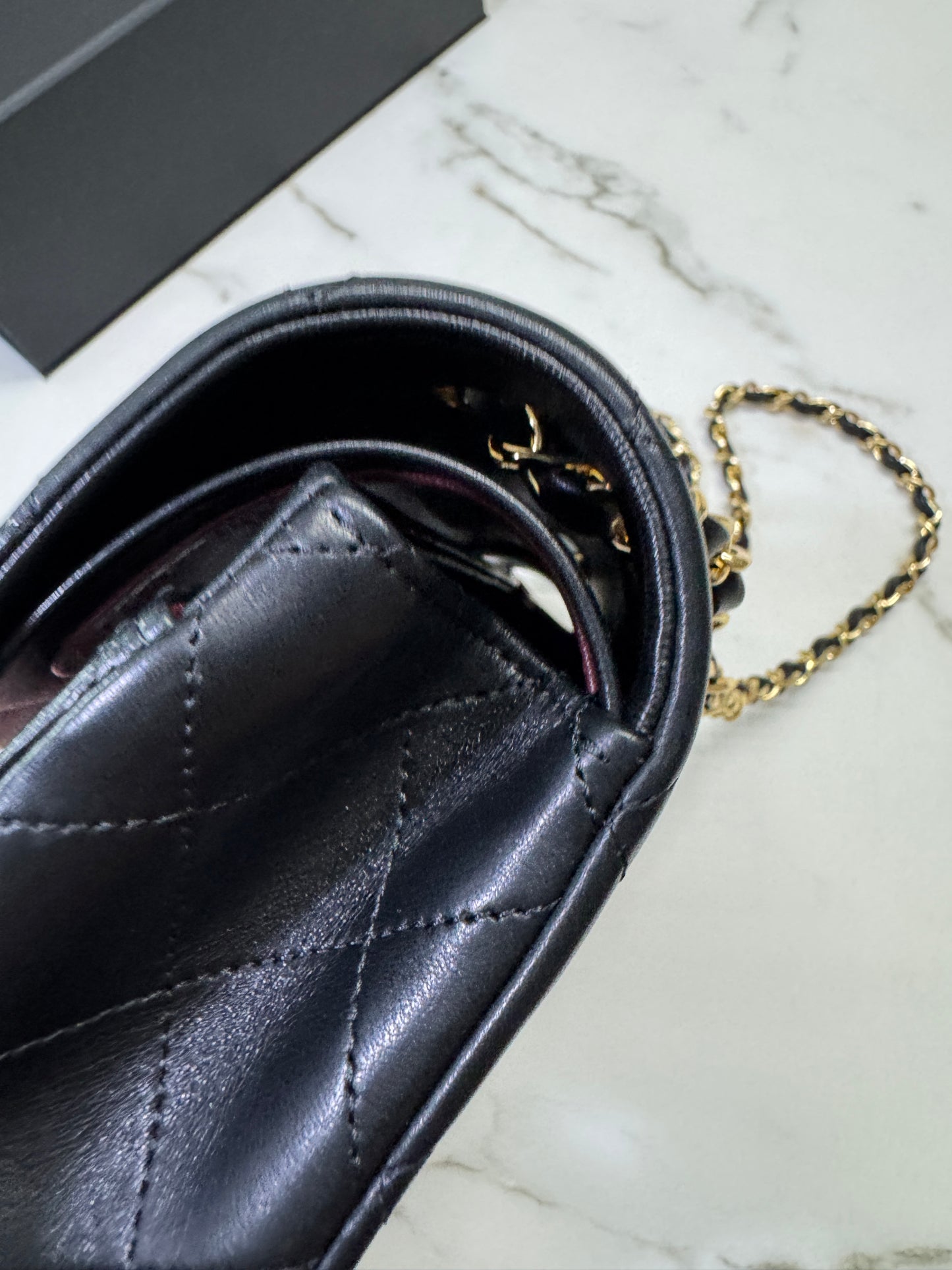 CHANEL Vintage CF23 羊皮 中古款 Lambskin