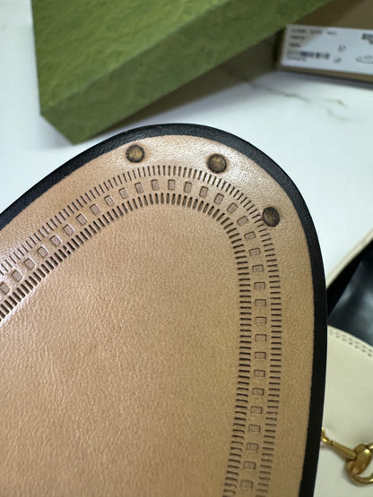 GUCCI Loafers 踩跟樂福鞋 奶白色