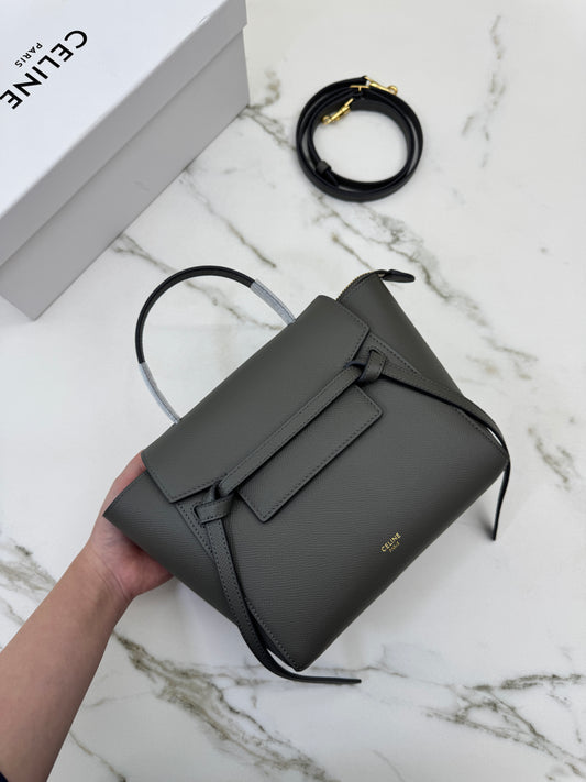 CELINE Belt Bag Nano 深灰色