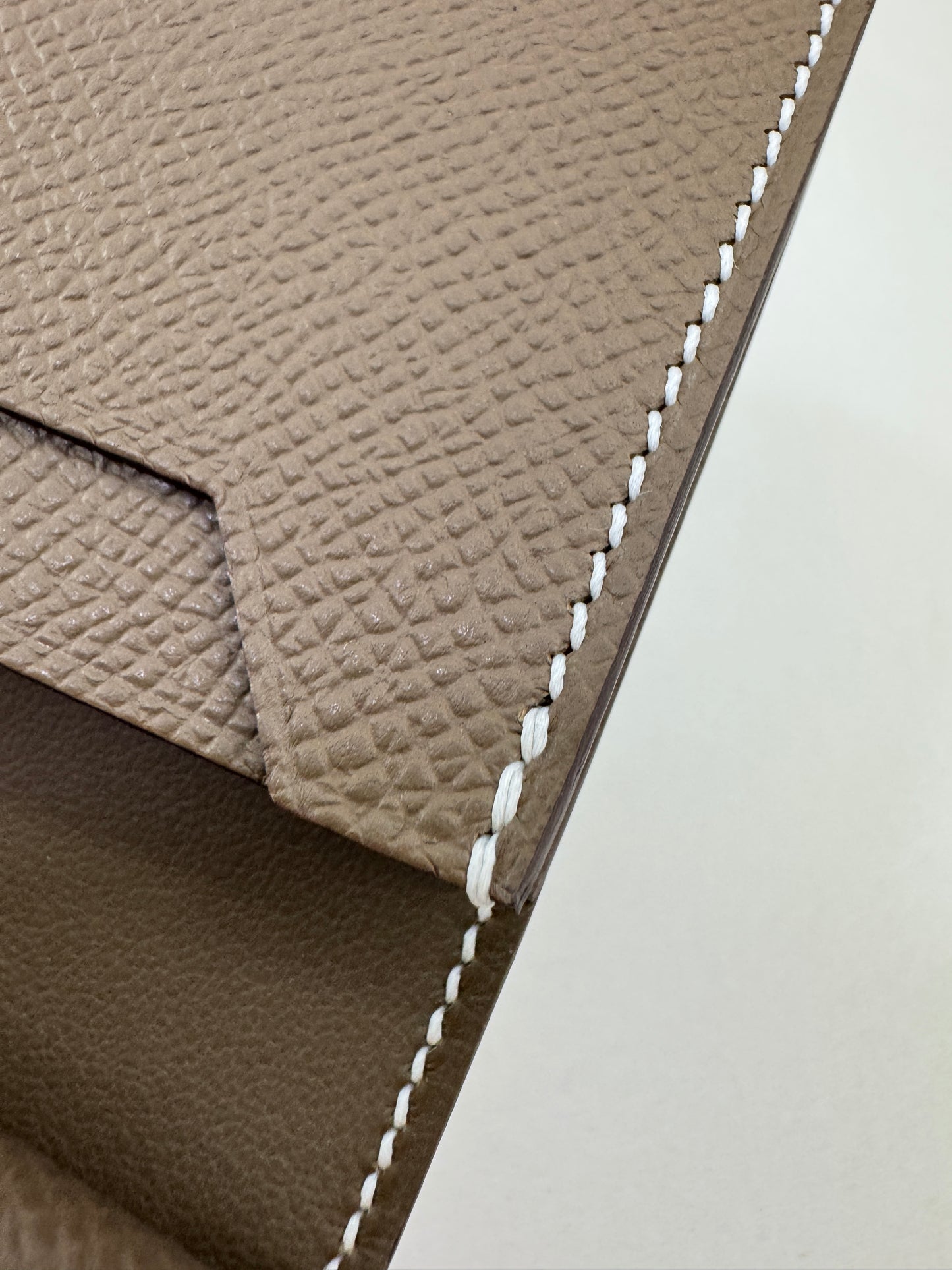 HERMES Bearn Mini Wallet 散紙位 大象灰銀扣 Epsom PHW