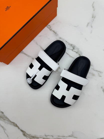 HERMES Chypre 二舅拖 白色