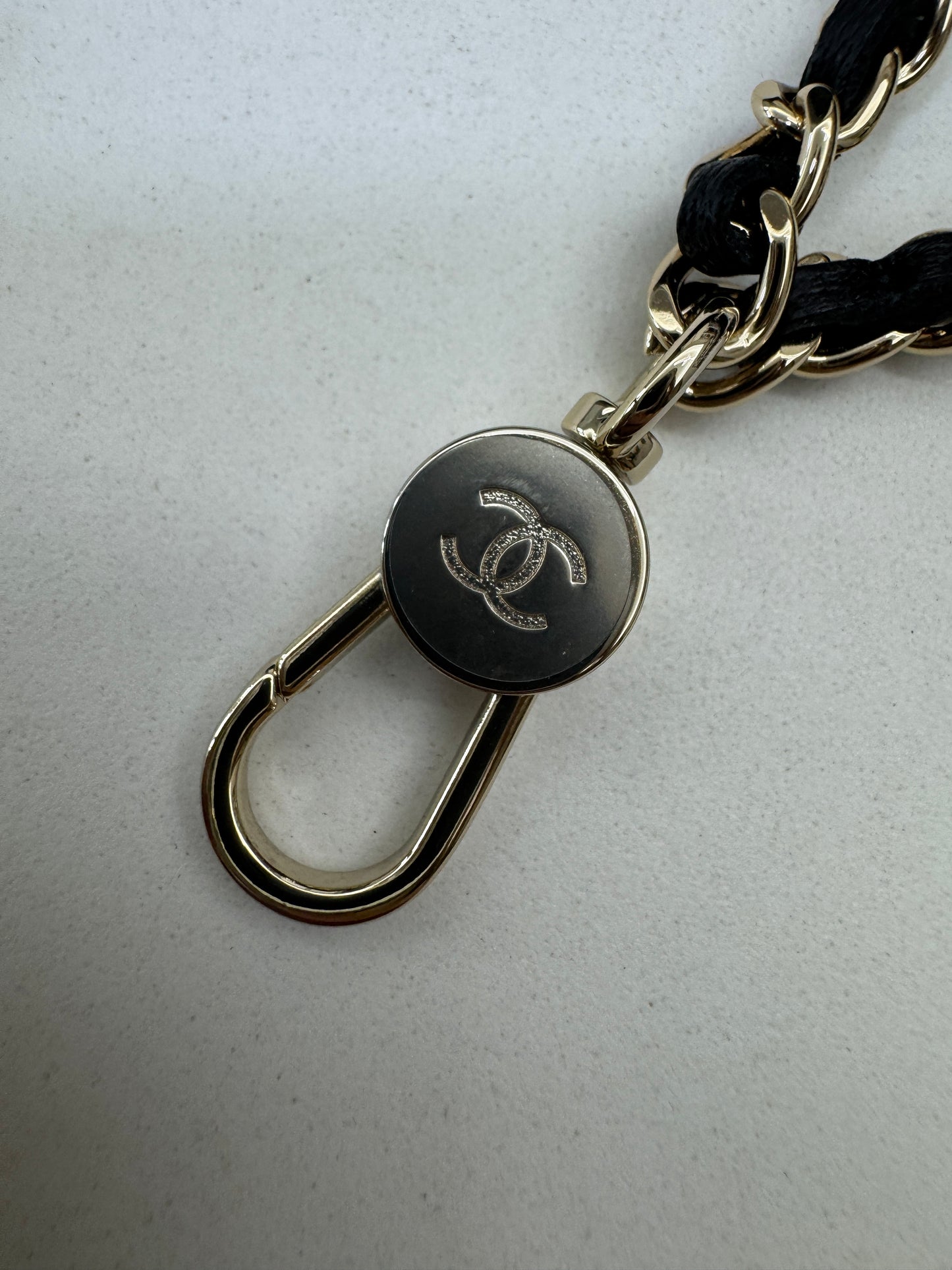 CHANEL 迷你CF包掛 黑色