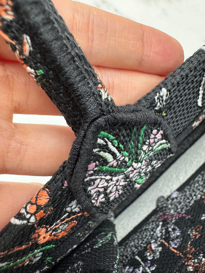 DIOR Book Tote Herbarium Black Medium