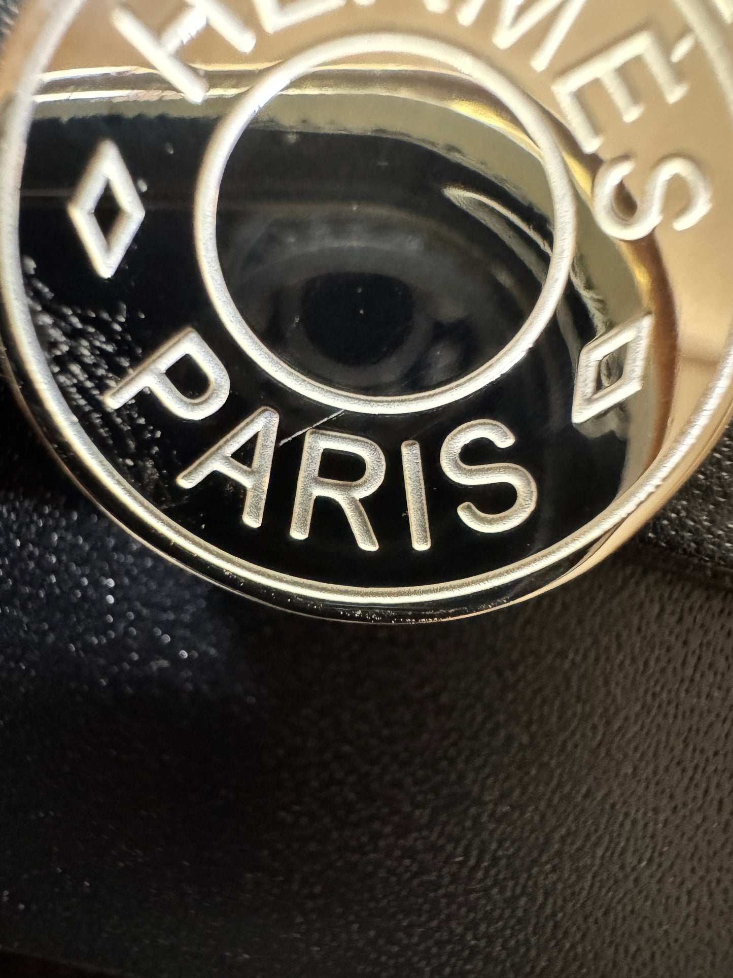 HERMES Mini Herbag 黑銀