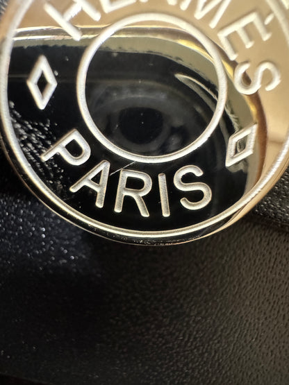 HERMES Mini Herbag 黑銀