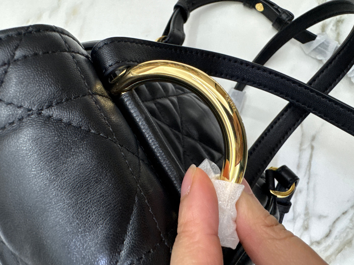 DIOR Caro Backpack Small