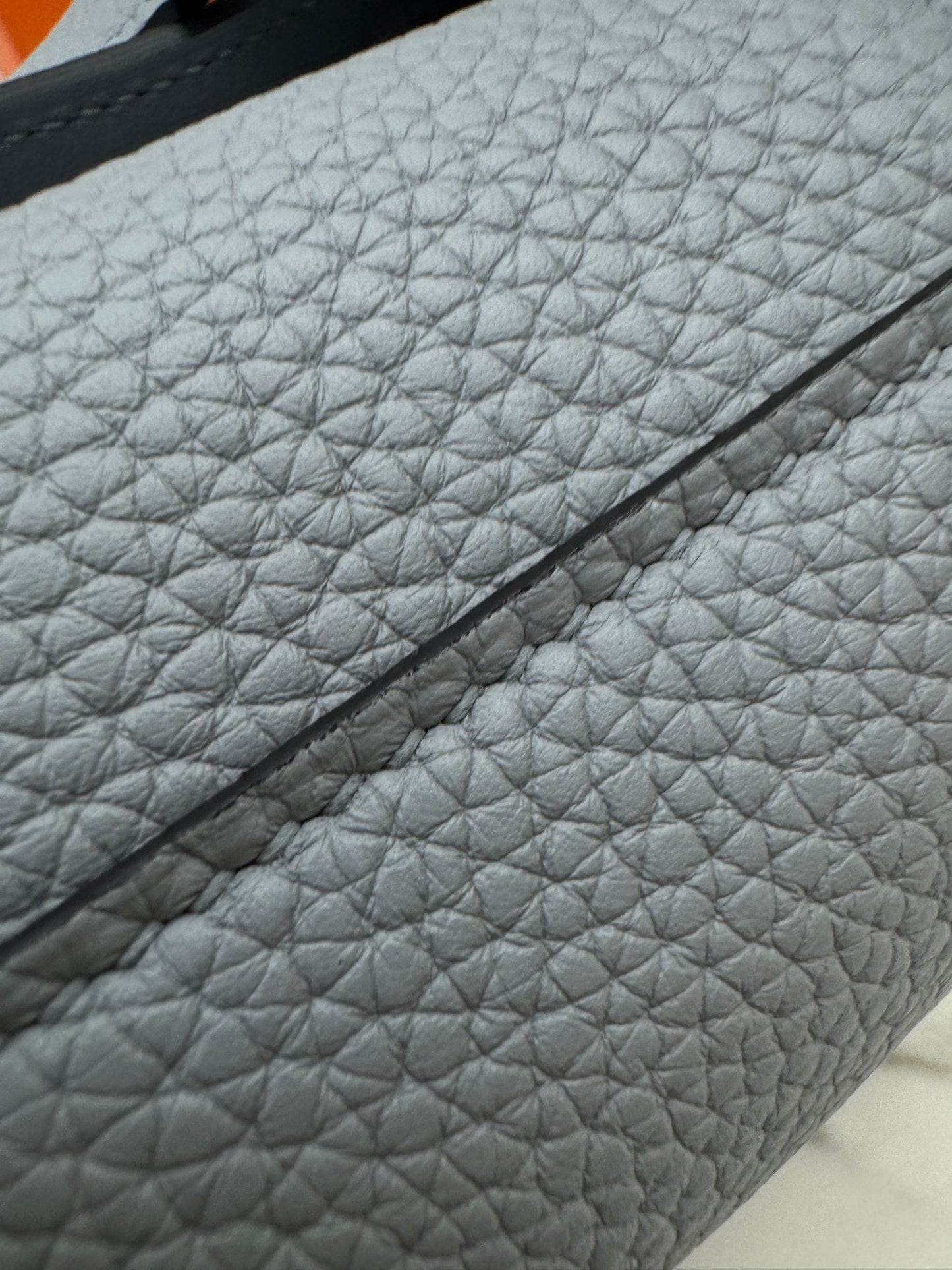 HERMES Mini Lindy II 木偶灰銀扣 TC Gris Platin PHW
