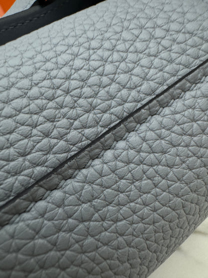 HERMES Mini Lindy II 木偶灰銀扣 TC Gris Platin PHW