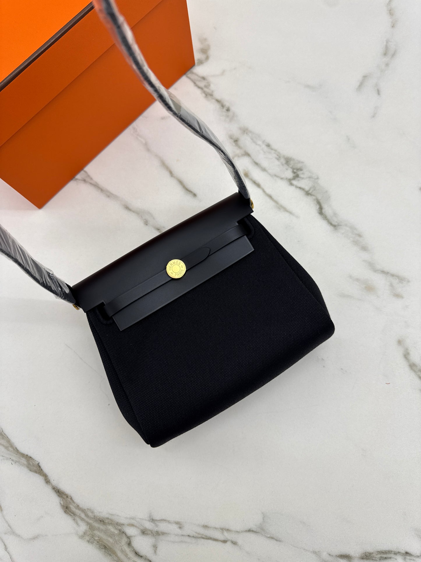 HERMES Mini Herbag 黑金