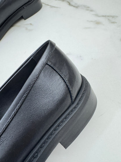 CHANEL 25K T字厚底樂福鞋