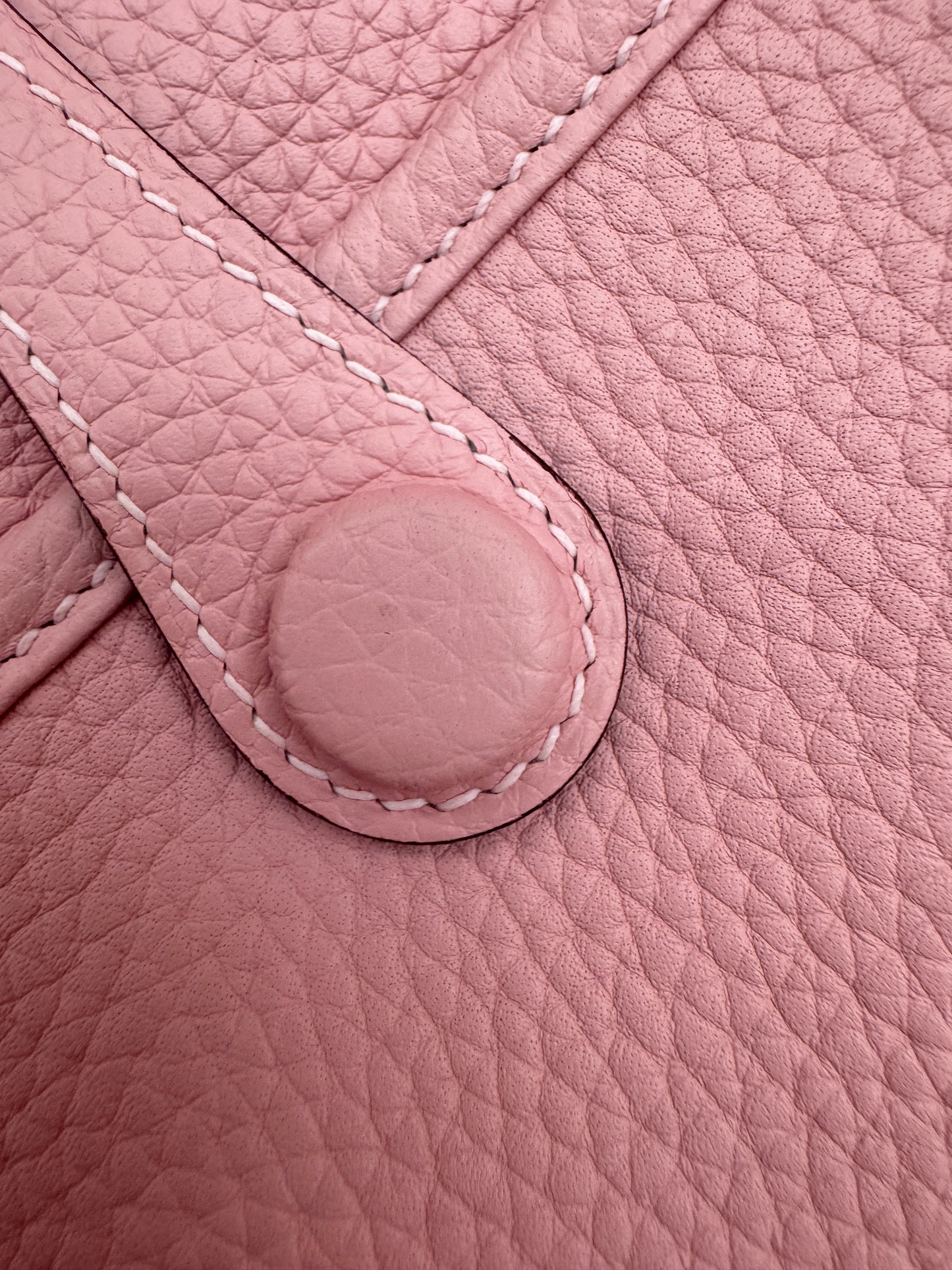 HERMES Evelyne 23 櫻花粉銀扣 3Q Rose Sakura PHW