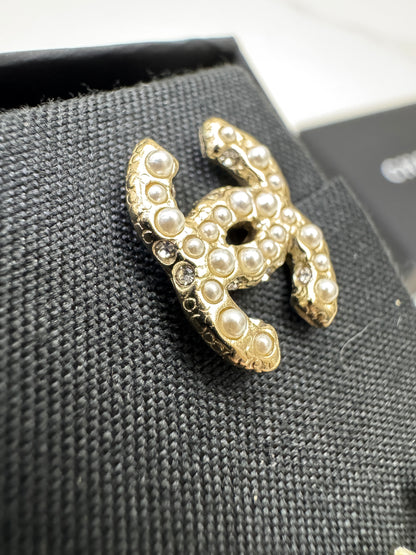 CHANEL 珍珠耳環