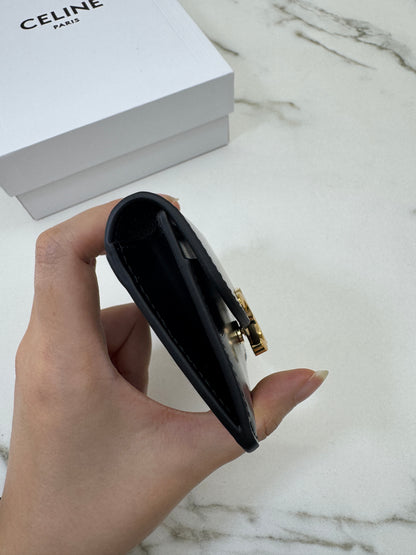 CELINE 凱旋門卡包 Box皮