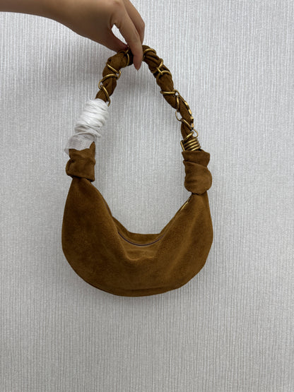 YSL Mini Amalia Shoulder Bag 焦糖麂皮