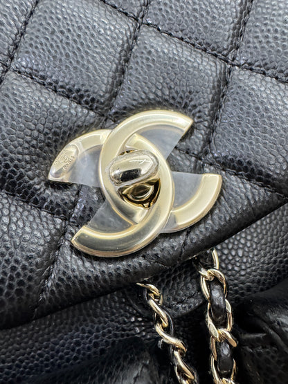 CHANEL 青蛙Duma 荔枝牛皮 Large