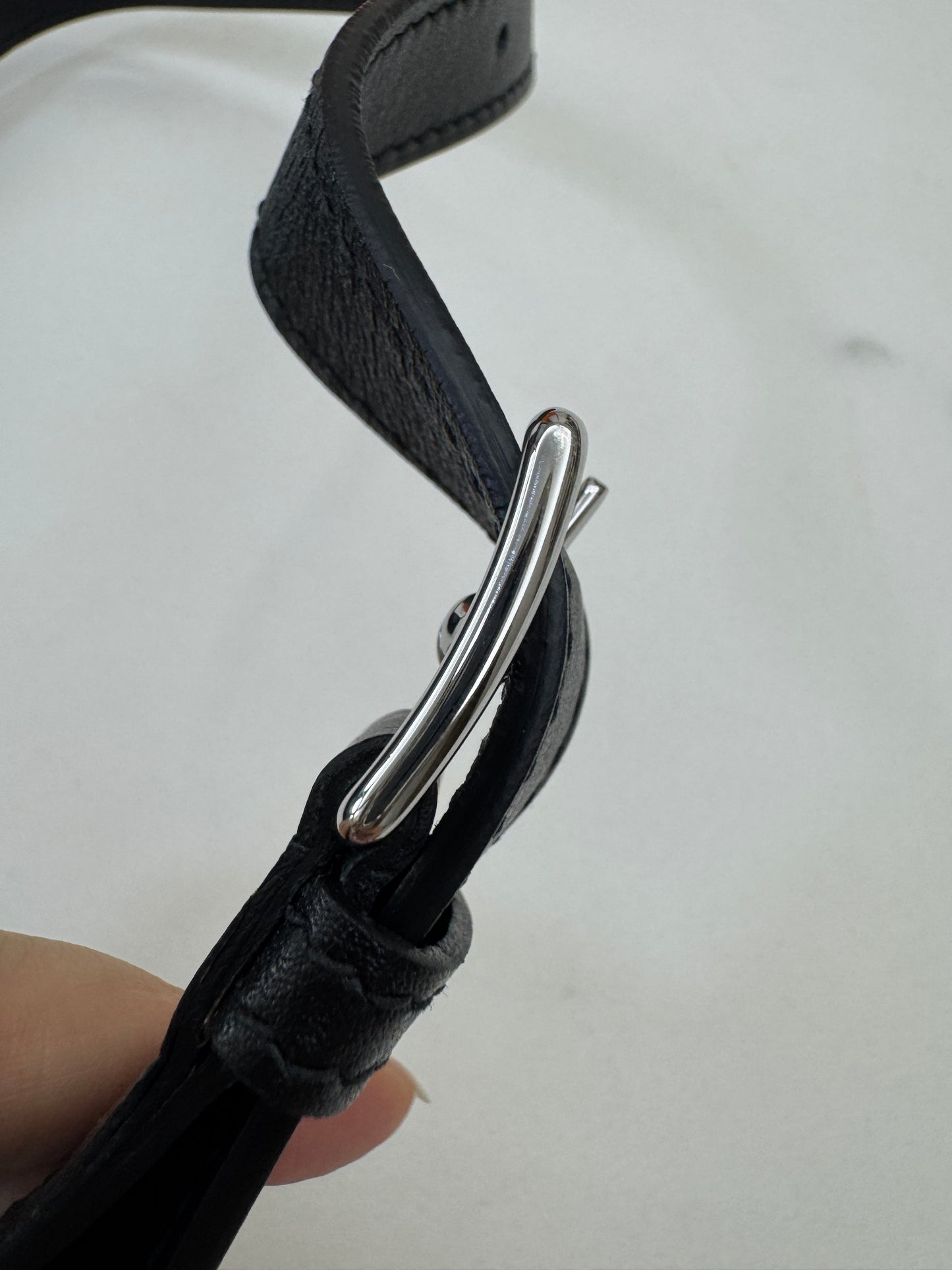 HERMES Kelly Moove 黑銀 Swift Noir PHW