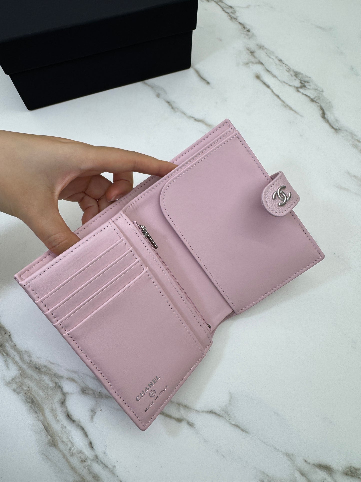 CHANEL Passport Holder 粉紅色