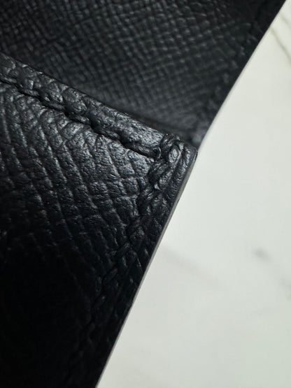 HERMES Kelly 25 黑銀 Epsom Noir