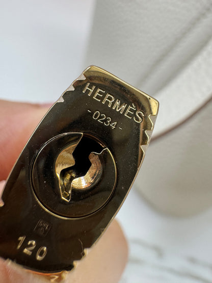 HERMES Picotin 18 奶昔白金扣 Craie GHW
