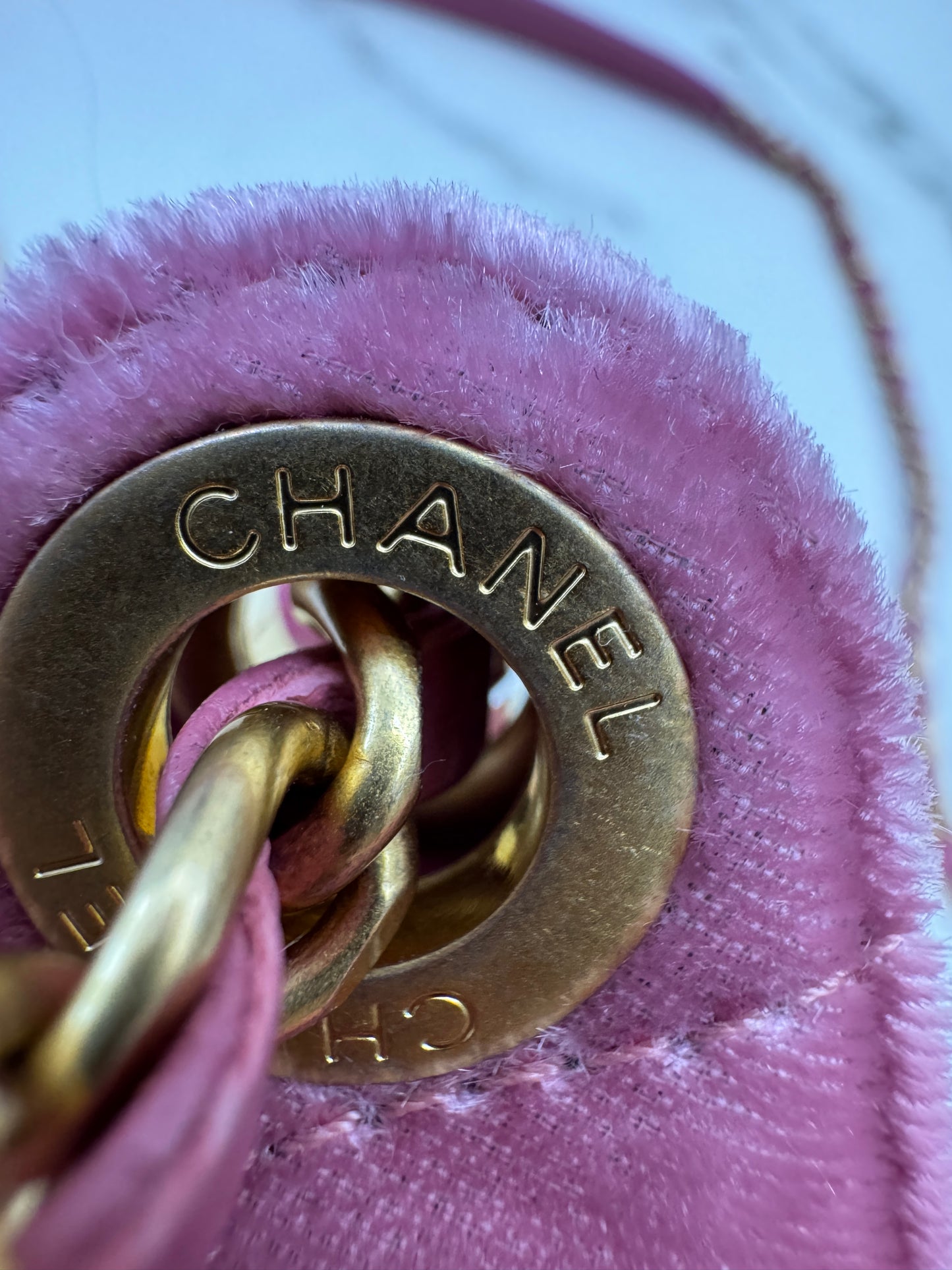 CHANEL 天貓精靈 乾燥玫瑰粉絲絨