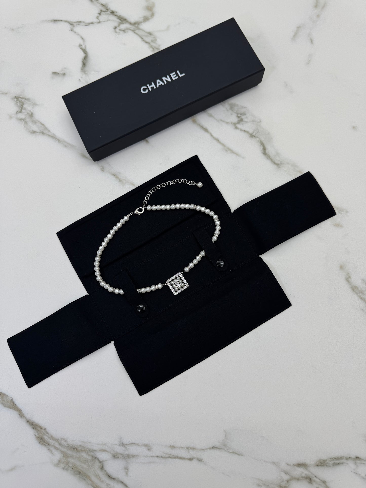 CHANEL 25C珍珠項鏈