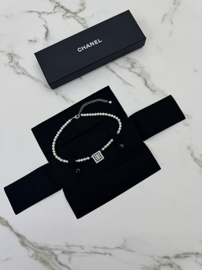 CHANEL 25C珍珠項鏈