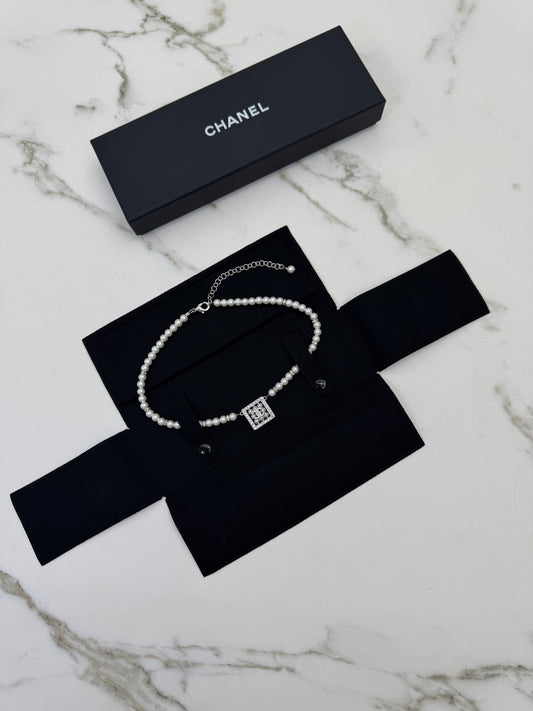 CHANEL 25C珍珠項鏈