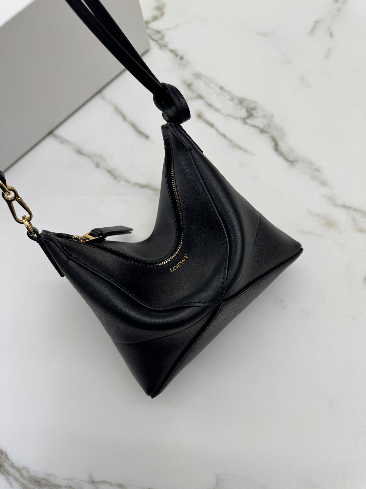 LOEWE Puzzle Fold Pouch Black