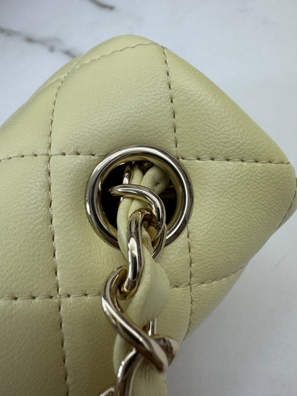 CHANEL Mini CF20 25S小雞黃 Lambskin