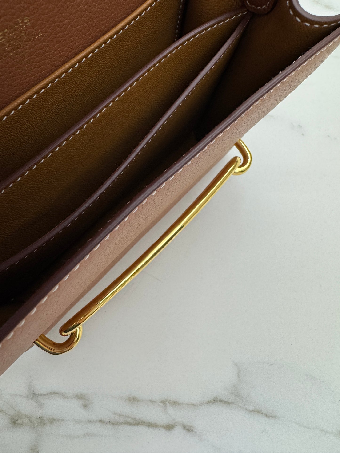 HERMES Mini Roulis Gold Evercolor GHW