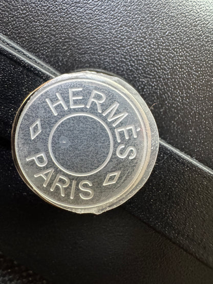 HERMES Mini Herbag 黑銀