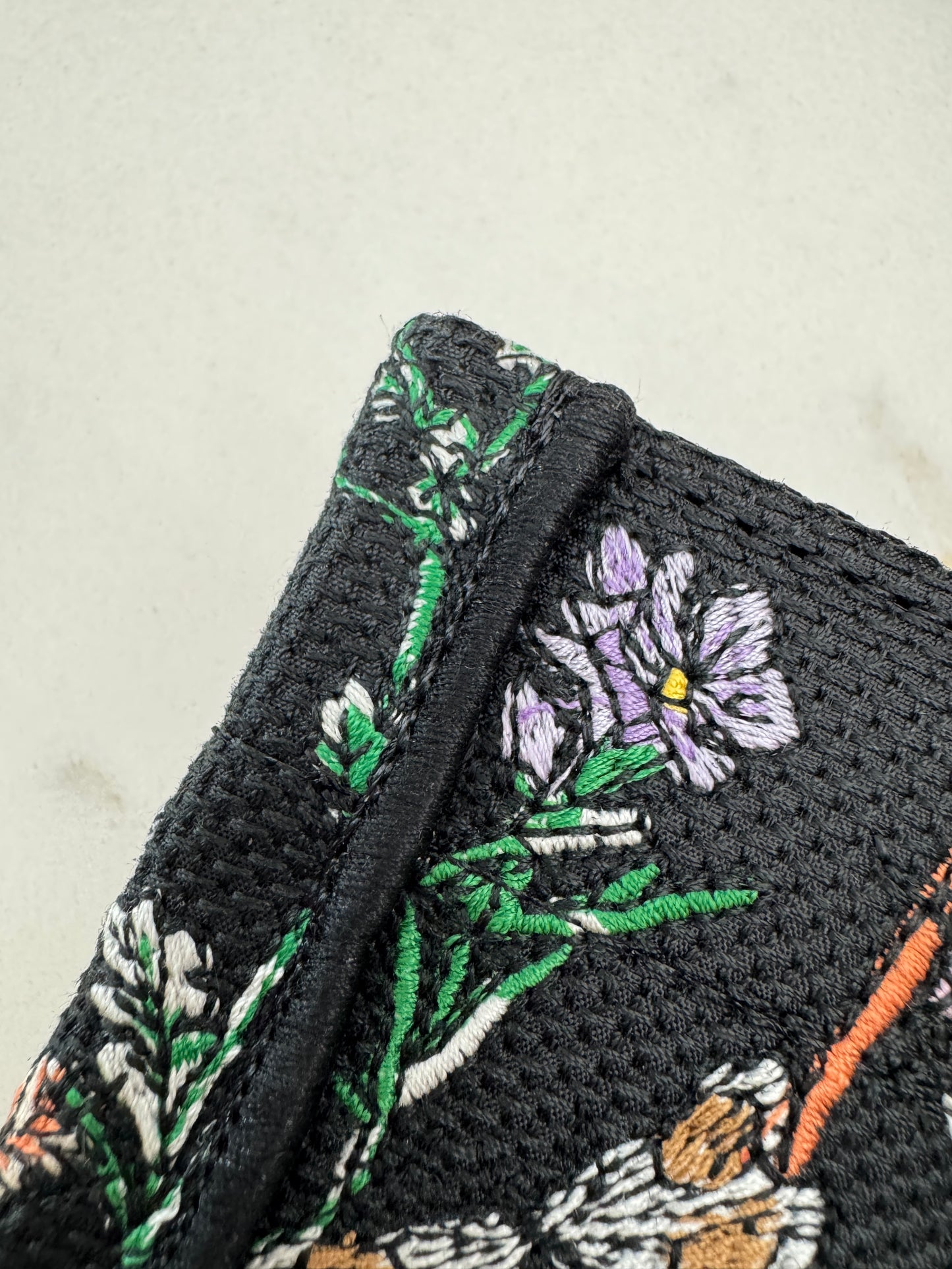 DIOR Book Tote Herbarium Black Medium