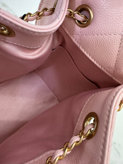CHANEL 25Bag Small 櫻花粉 Pink Caviar 【專櫃查碼版】