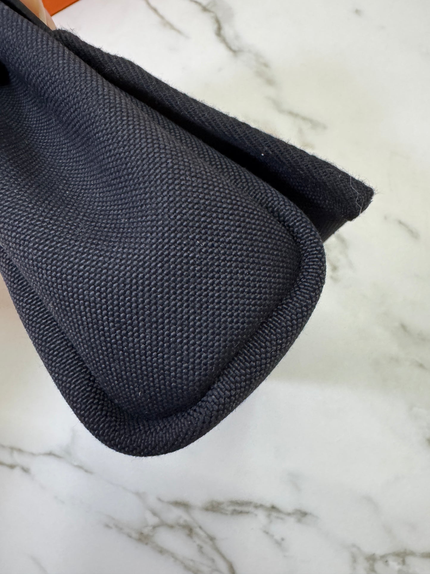 HERMES Mini Herbag 黑銀