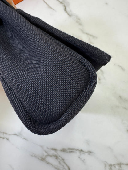 HERMES Mini Herbag 黑銀