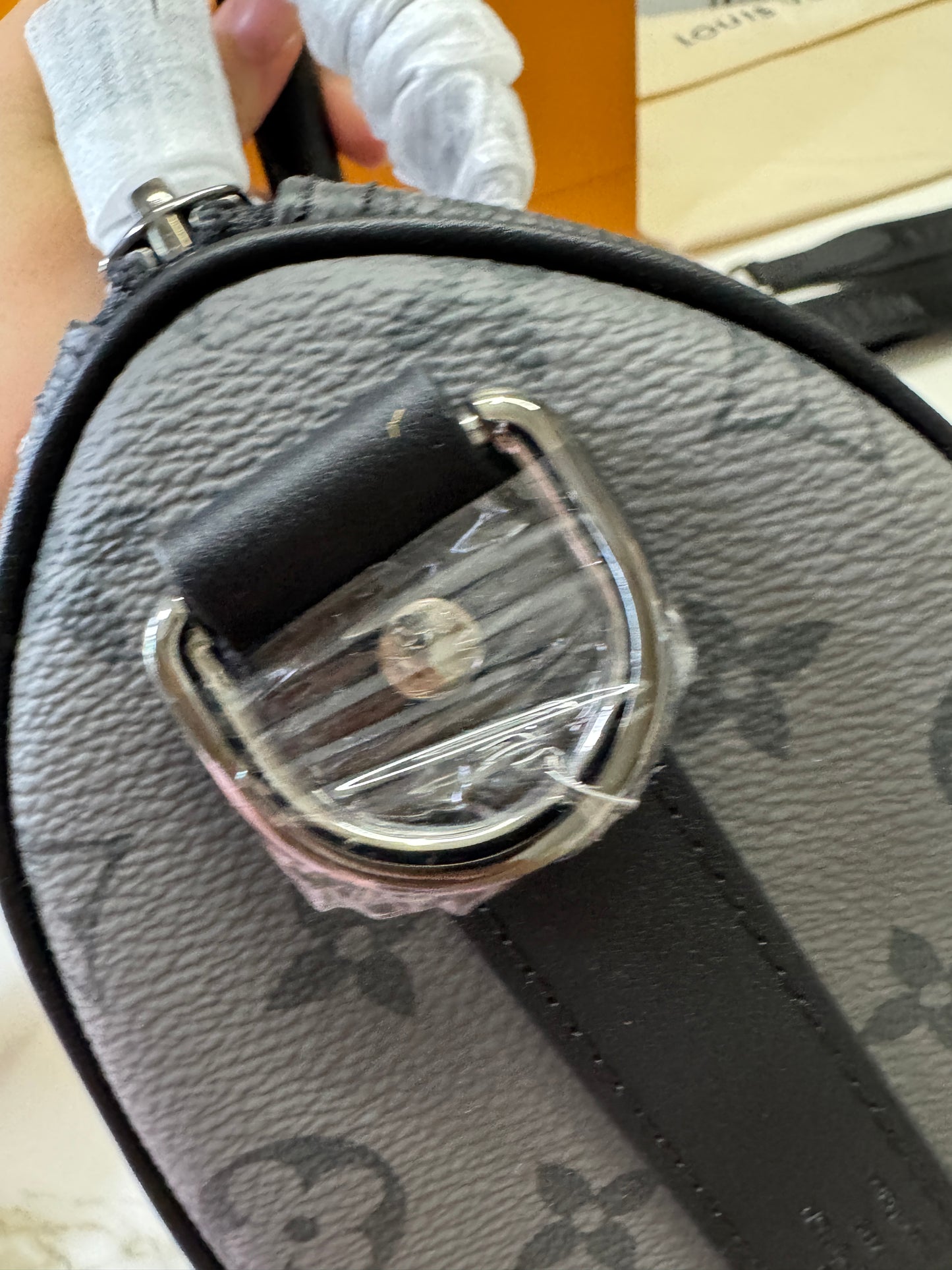 LV Keepall 25 黑色老花